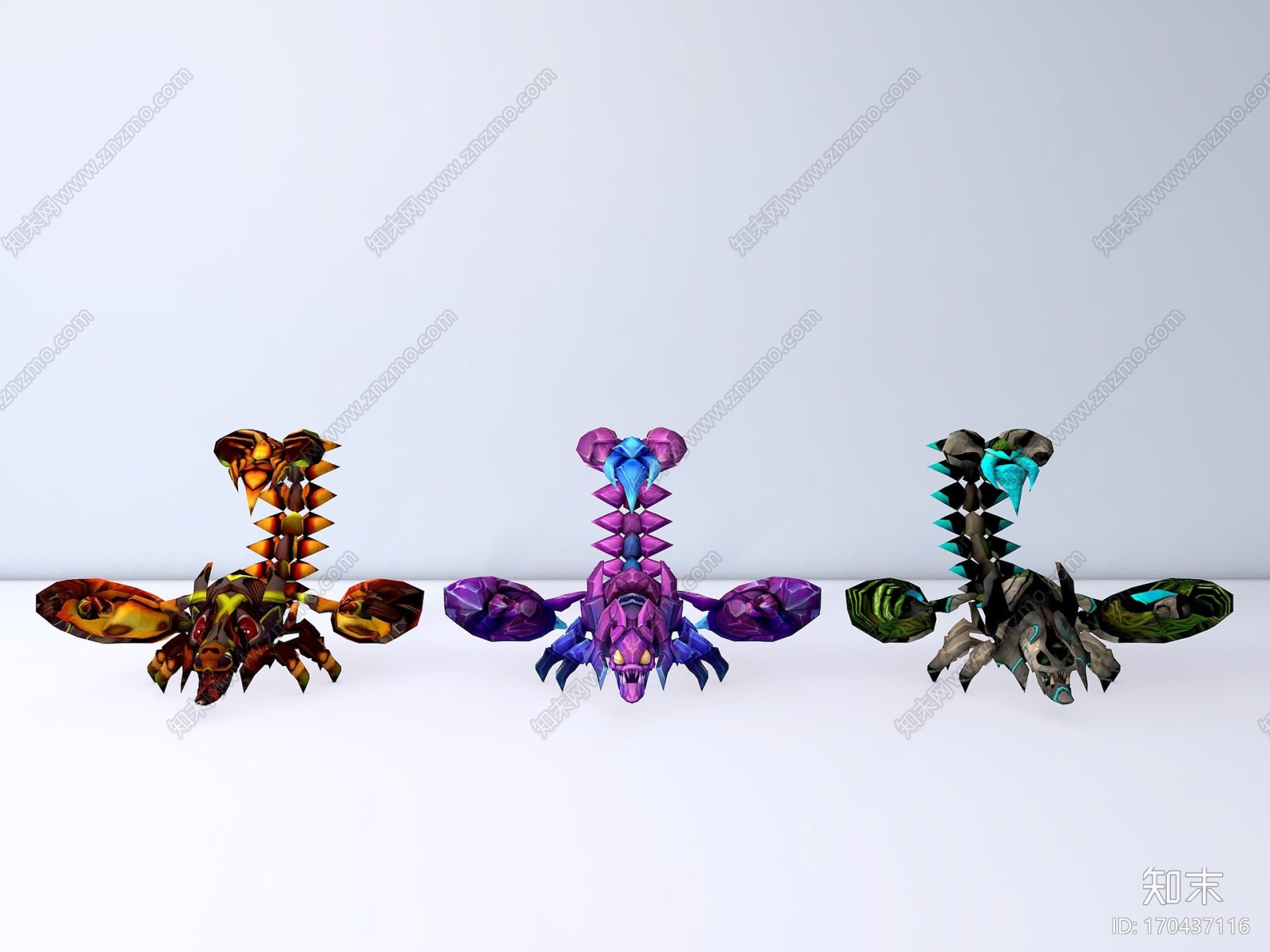 现代3D水晶先锋·斯卡纳CG模型下载【ID:170437116】