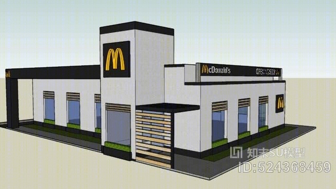 麦当劳2SU模型下载【ID:524368459】