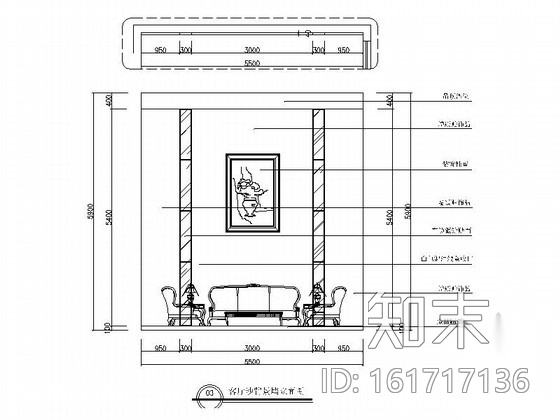 精品高级简约欧式风格三层别墅装修室内设计施工图（含效...cad施工图下载【ID:161717136】