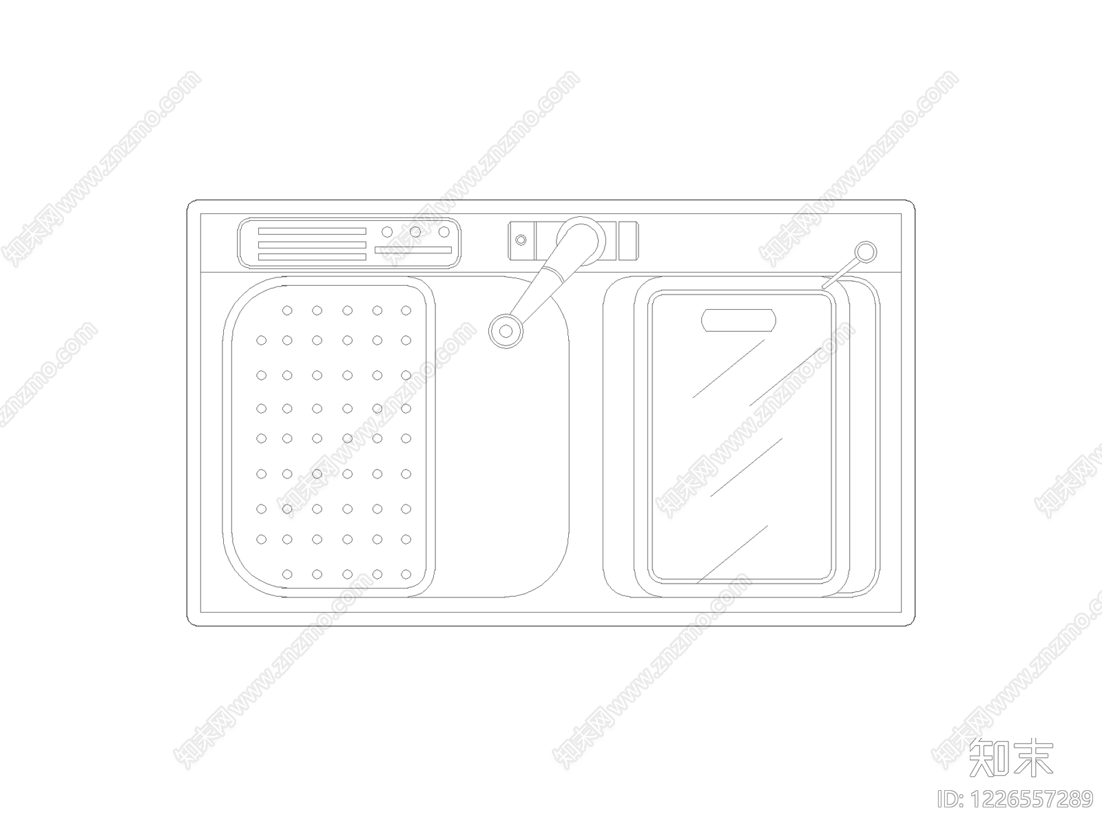 厨房设施CAD图纸