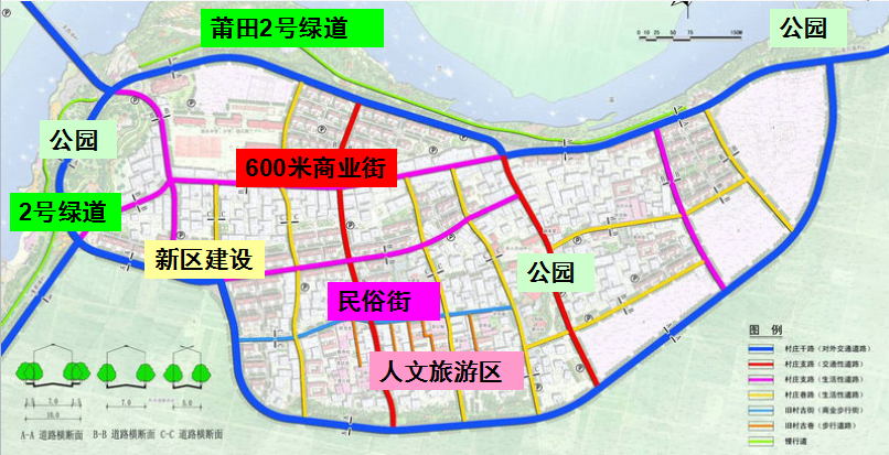 [福建]莆田市村庄规划方案文本cad施工图下载【ID:164870118】