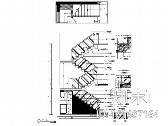 [江苏]高档欧式古典风格两层别墅样板房室内装修施工图...cad施工图下载【ID:161687164】