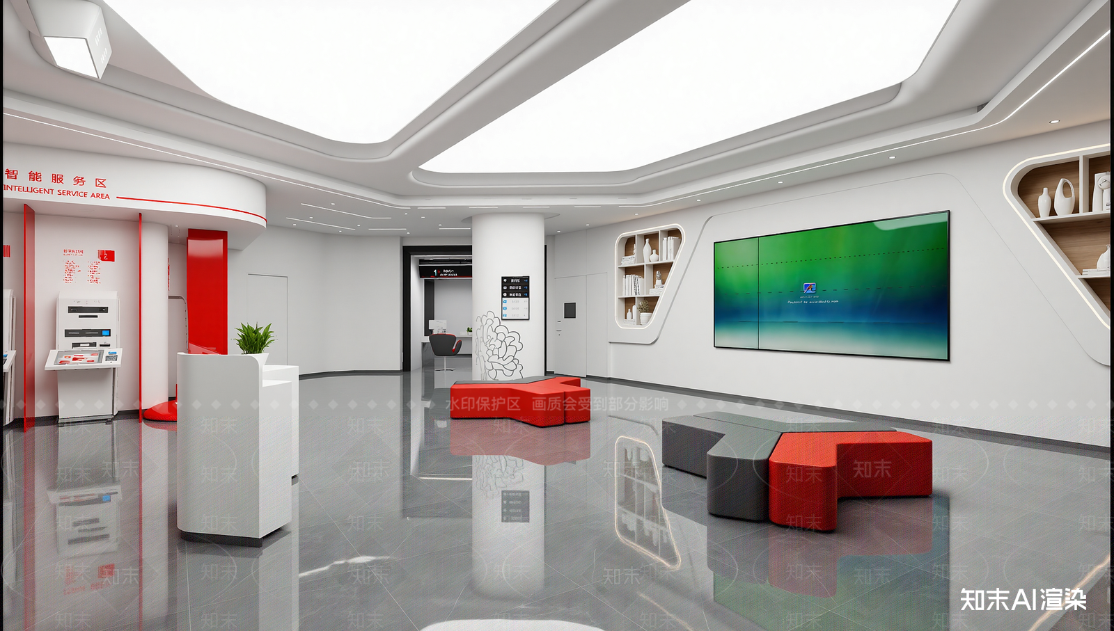 现代科技展厅3D模型下载【ID:1215163675】