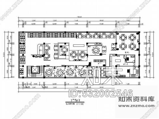 施工图成都某中式火锅餐厅室内装修施工图含效果施工图下载【ID:532002546】