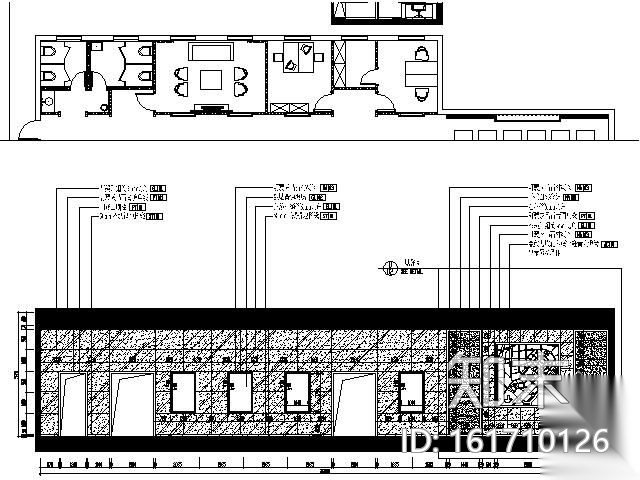 [安徽]某欧式华丽售楼部施工图cad施工图下载【ID:161710126】