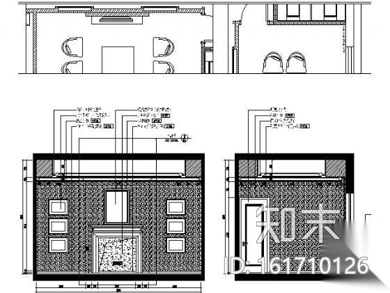 [安徽]某欧式华丽售楼部施工图cad施工图下载【ID:161710126】