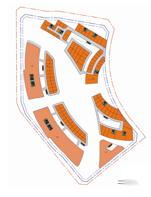 [河南]环状空间流线商业综合体建筑设计方案文本（含两...cad施工图下载【ID:166428129】