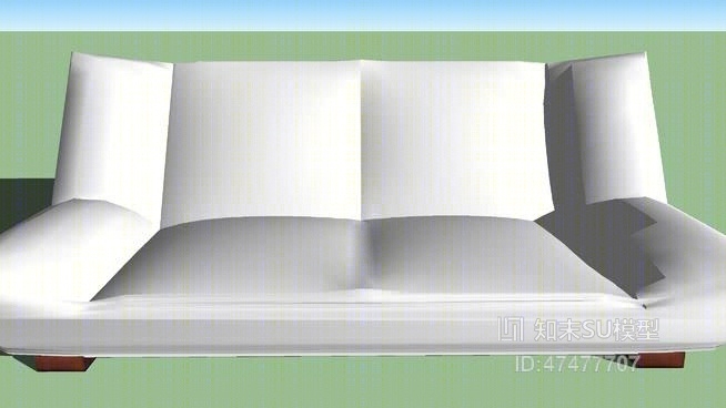 双人沙发SU模型下载【ID:318037818】