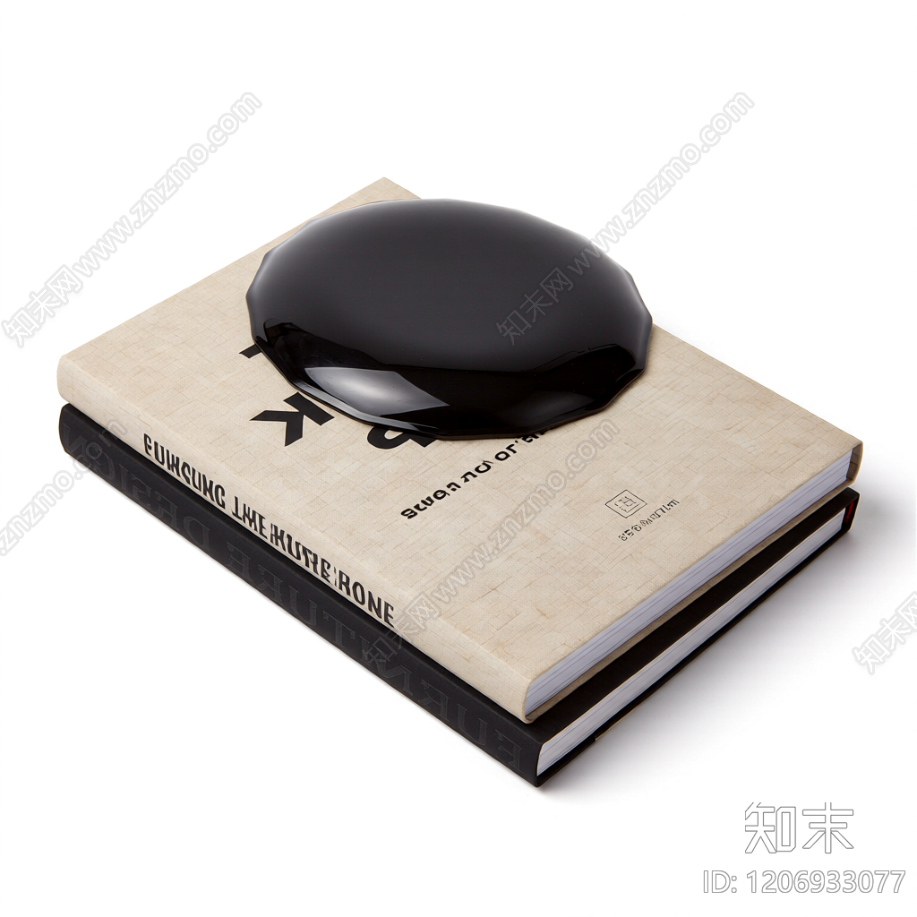 书籍堆叠装饰摆件3D模型下载【ID:1206933077】