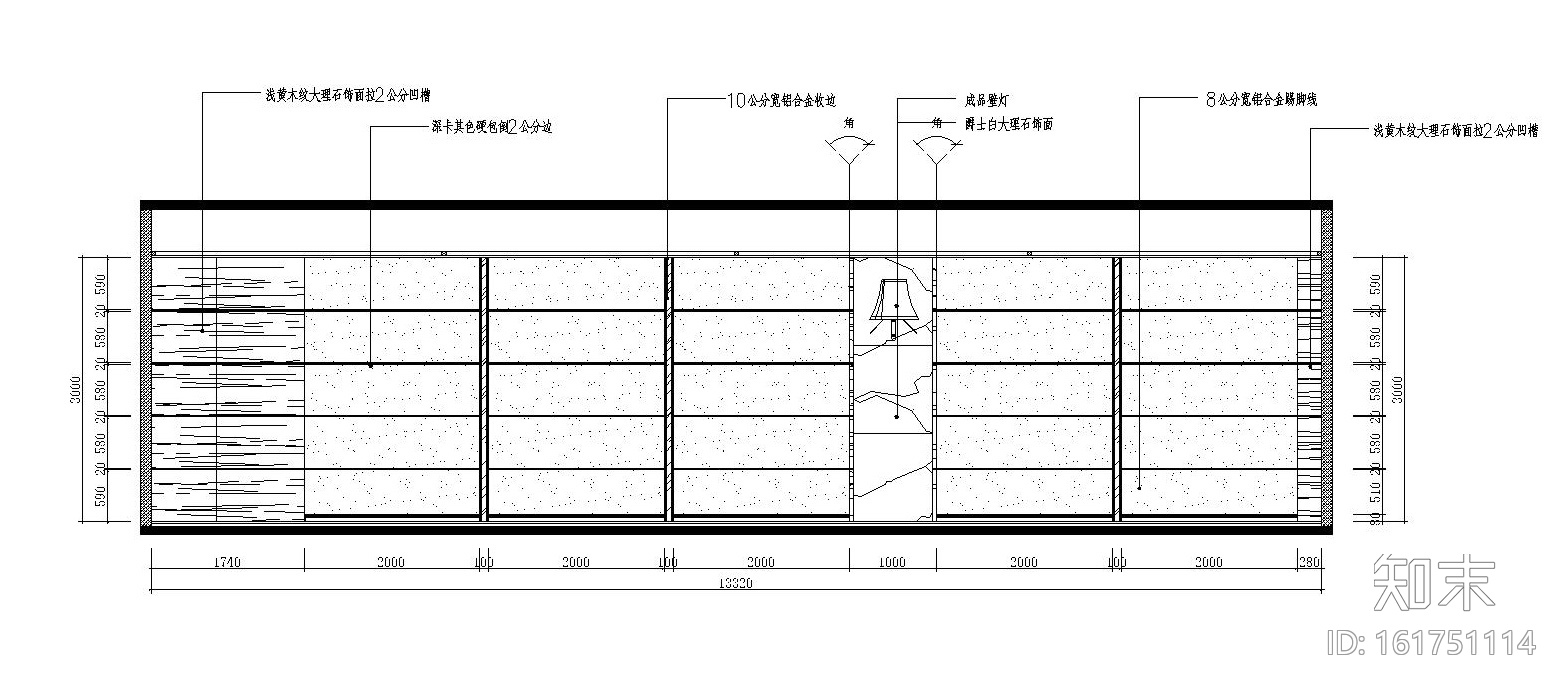 现代风格办公楼室内装修全套施工图（附效果图）cad施工图下载【ID:161751114】
