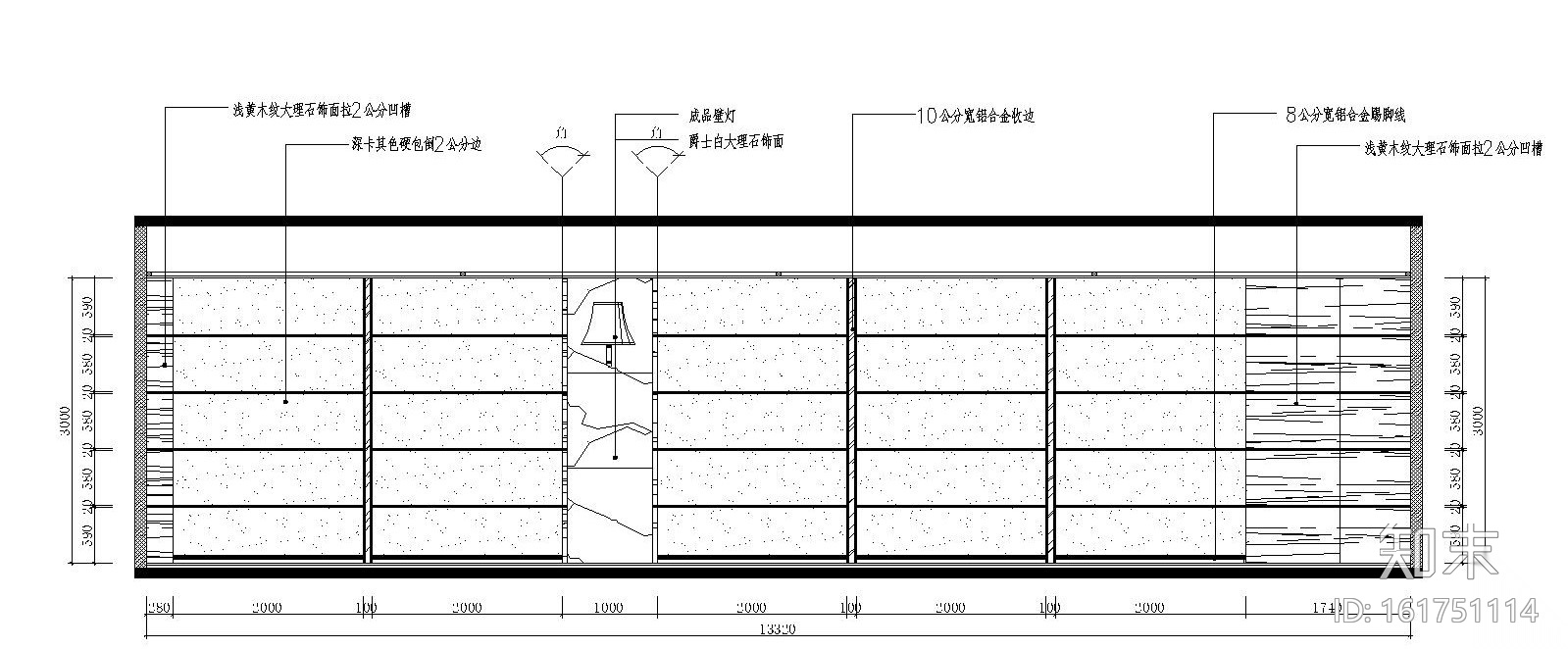 现代风格办公楼室内装修全套施工图（附效果图）cad施工图下载【ID:161751114】