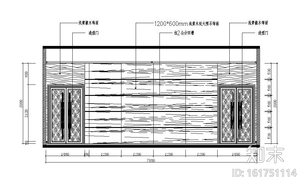 现代风格办公楼室内装修全套施工图（附效果图）cad施工图下载【ID:161751114】