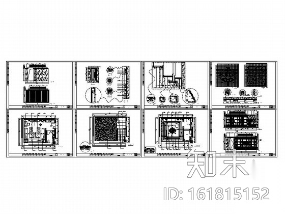 [北京]豪华国际高档KTV包厢室内设计施工图cad施工图下载【ID:161815152】