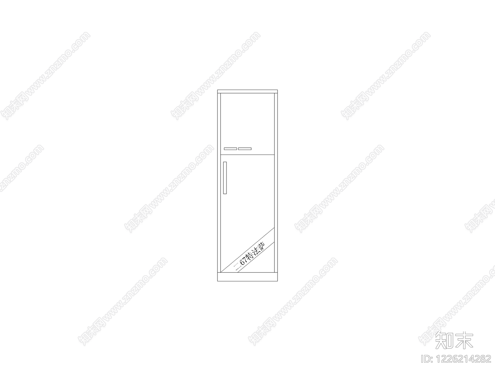 柜子cad施工图下载【ID:1226214282】