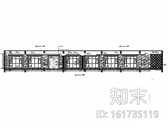 [辽宁]精装景观公寓售楼处装修CAD施工图cad施工图下载【ID:161735119】