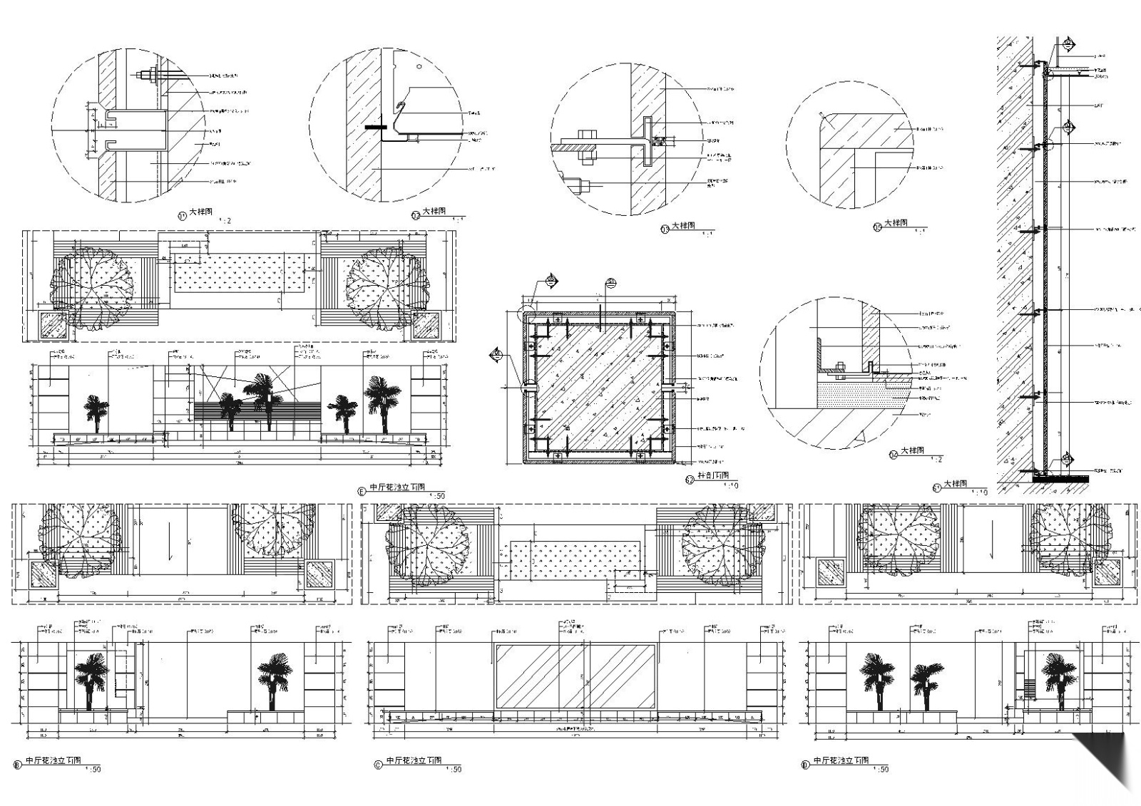 上海七层某大型综合医院​室内施工图+实景cad施工图下载【ID:160500110】