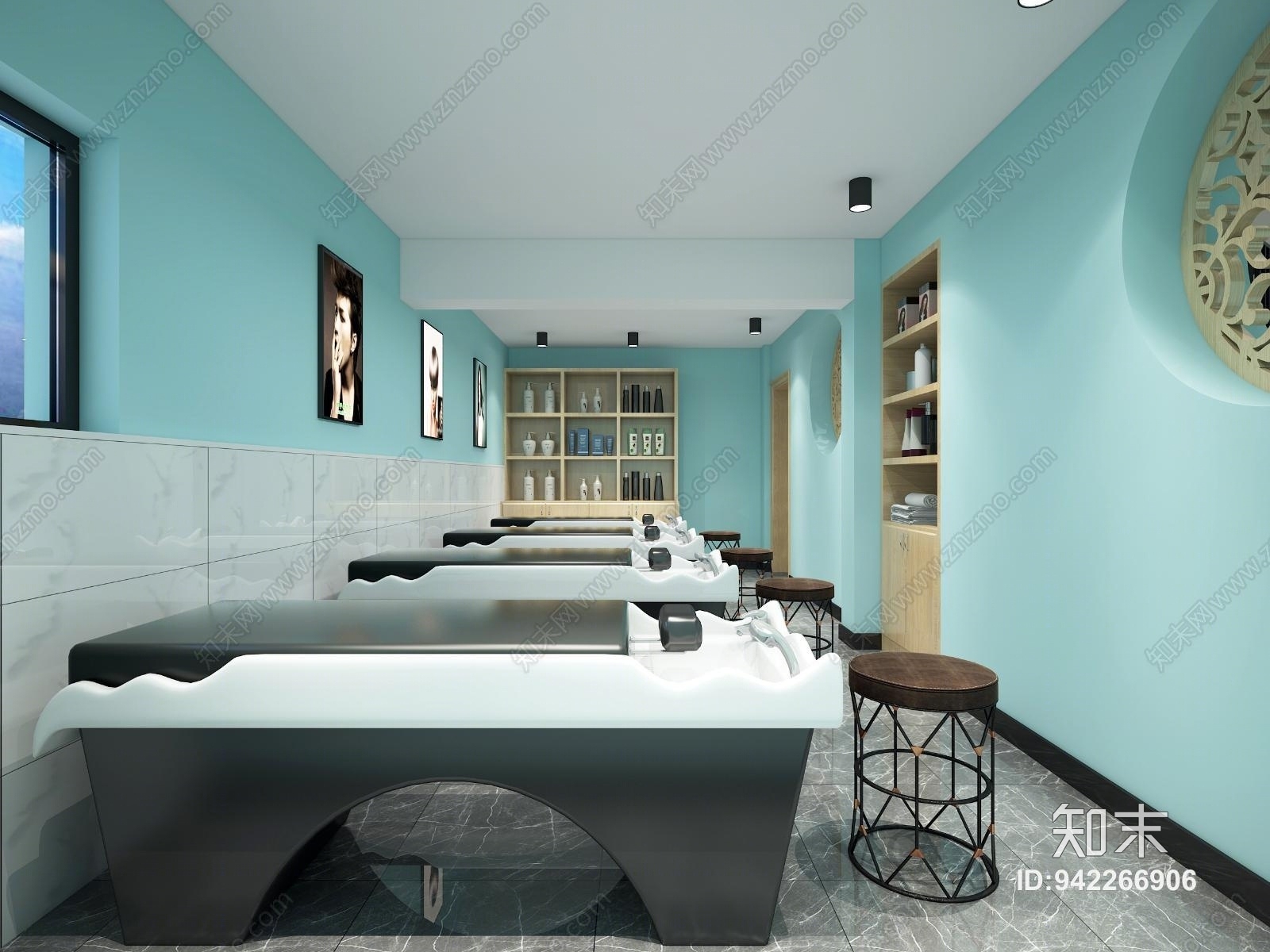 现代理发店大厅3D模型下载【ID:942266906】