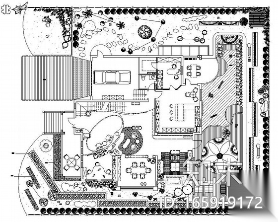 北京某别墅规划设计平面图施工图下载【ID:165919172】