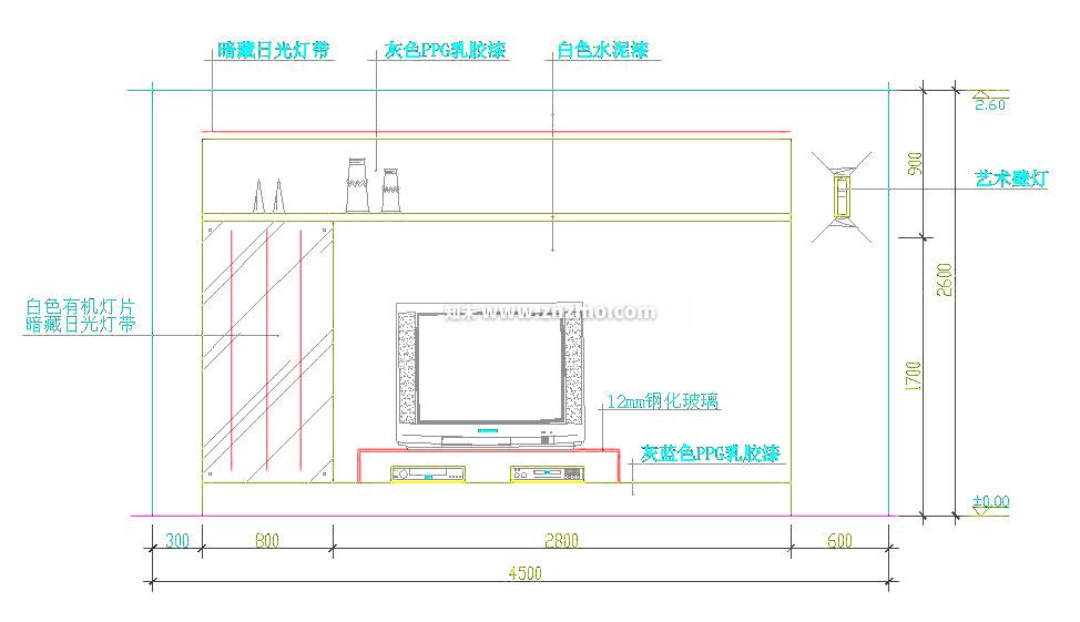 电视cad施工图下载【ID:177861137】