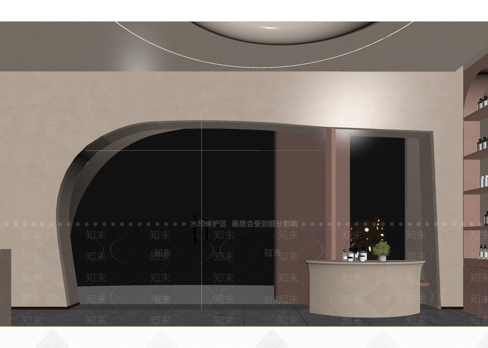 现代美容院3D模型下载【ID:1214740947】