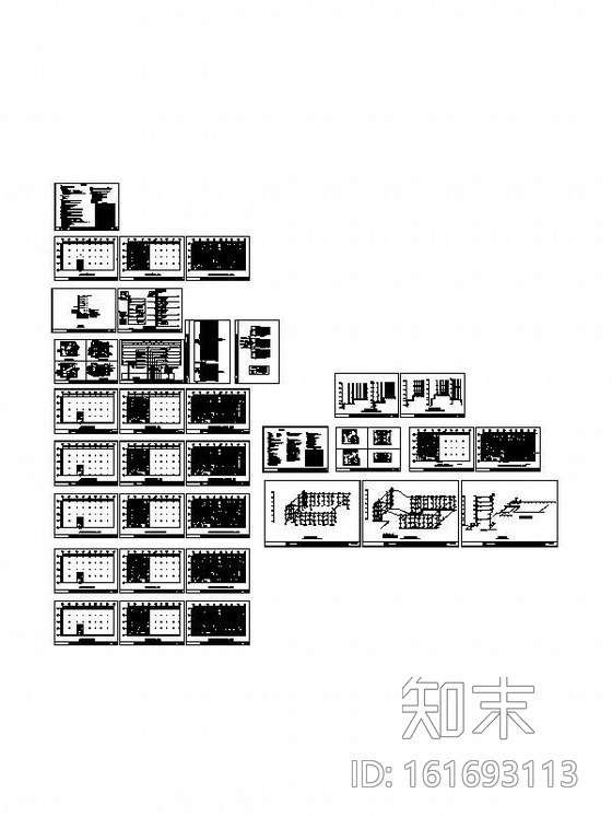 某宾馆平面装修图纸cad施工图下载【ID:161693113】