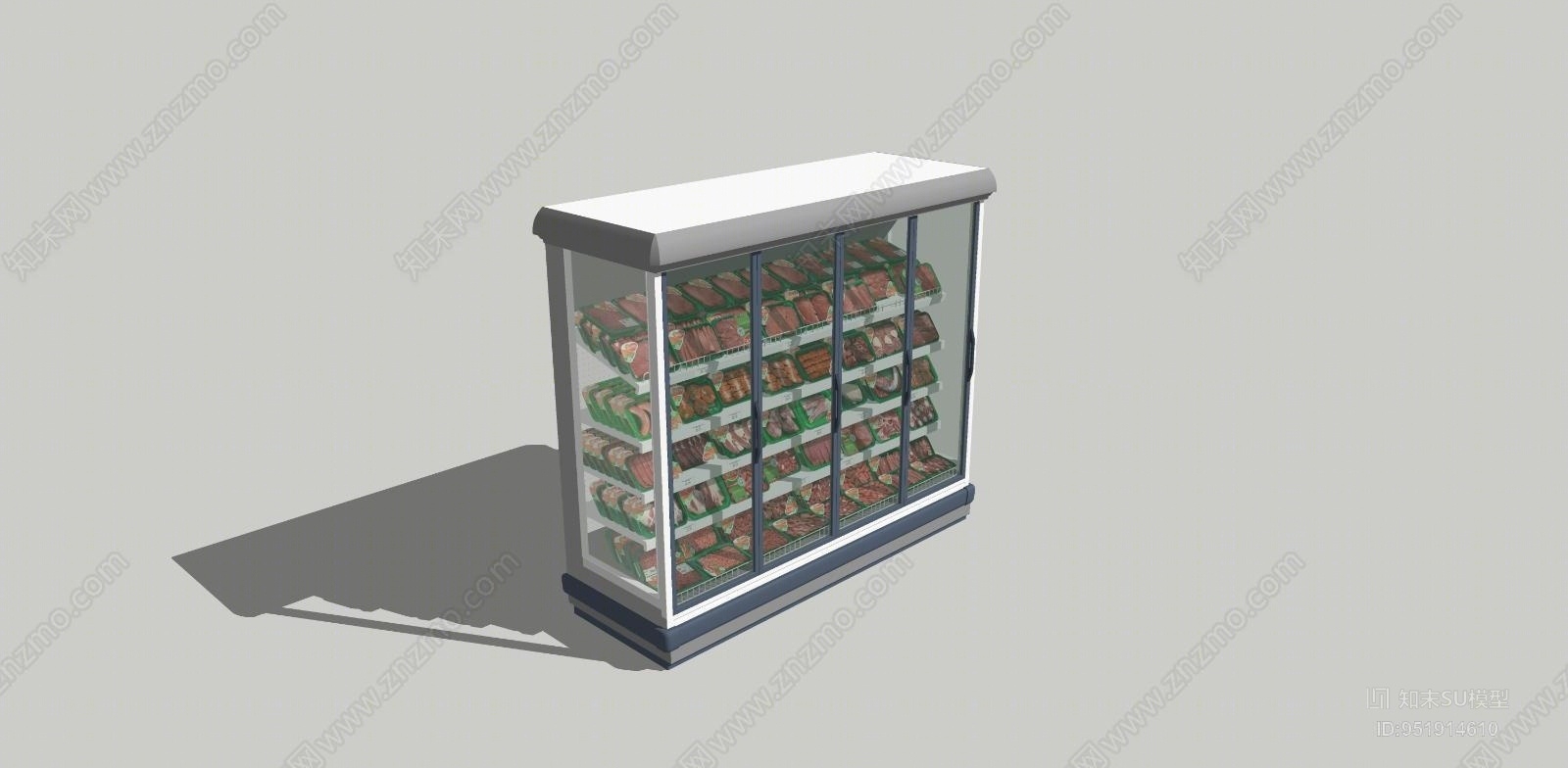 其他冰柜SU模型草图