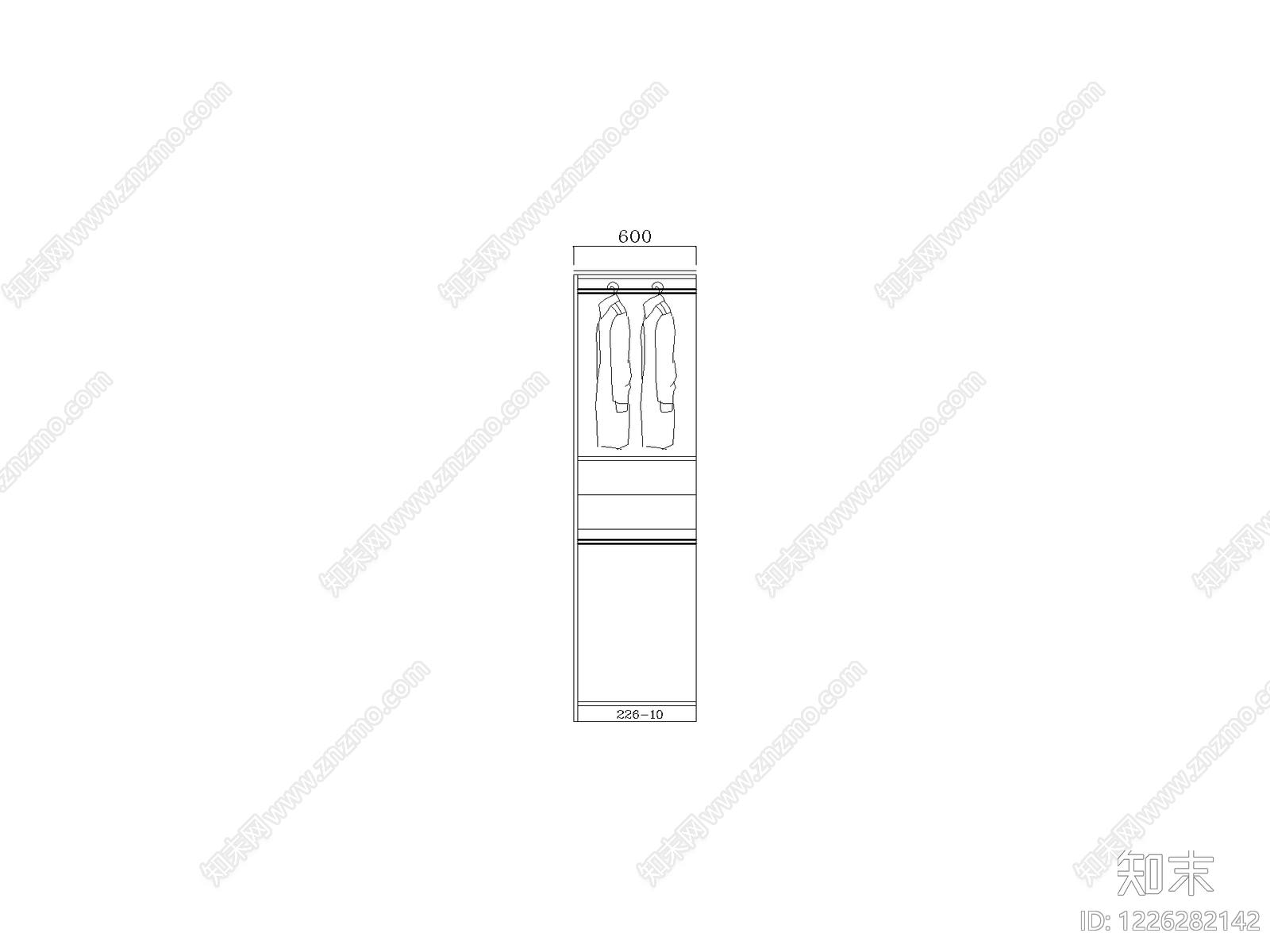柜子cad施工图下载【ID:1226282142】