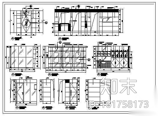 某美容院装修施工图cad施工图下载【ID:161758173】