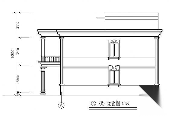 某二层办公楼建筑施工图cad施工图下载【ID:149944188】