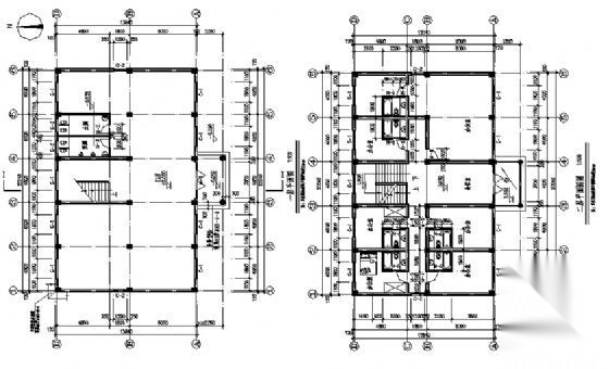 某二层办公楼建筑施工图cad施工图下载【ID:149944188】