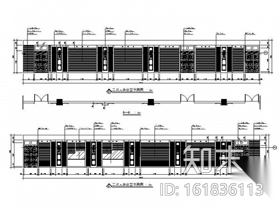 七层机关办公楼装修图cad施工图下载【ID:161836113】