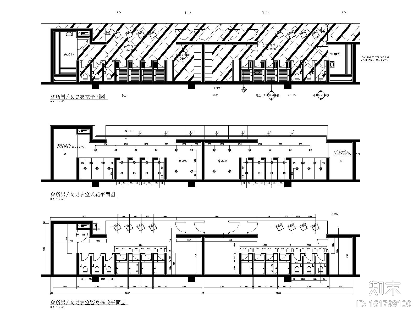 兰溪谷商业会所设计施工图cad施工图下载【ID:161799100】