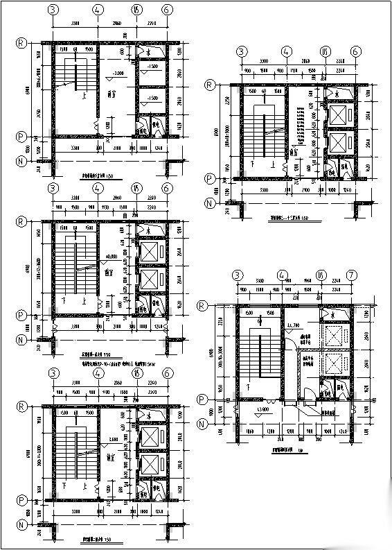 7套欧式宾馆、酒店、办公楼建筑设计方案施工图CAD施工图下载【ID:160721116】