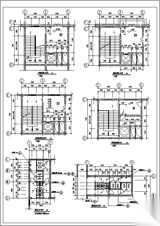 7套欧式宾馆、酒店、办公楼建筑设计方案施工图CAD施工图下载【ID:160721116】