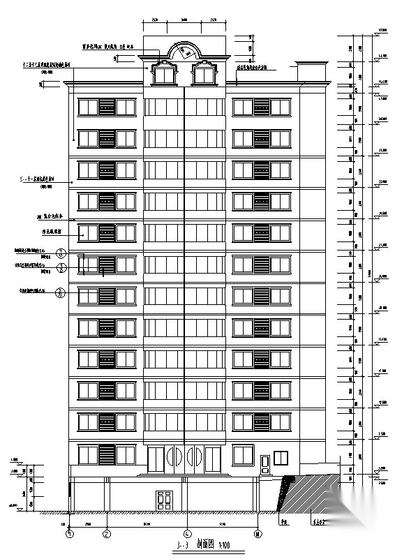 7套欧式宾馆、酒店、办公楼建筑设计方案施工图CAD施工图下载【ID:160721116】