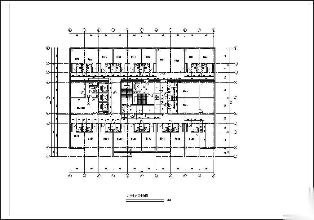 7套欧式宾馆、酒店、办公楼建筑设计方案施工图CAD施工图下载【ID:160721116】