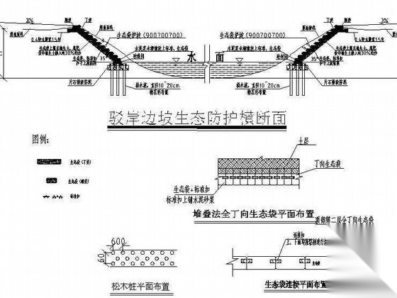 河南某河道边坡生态防护绿化工程施工图施工图下载【ID:160917136】