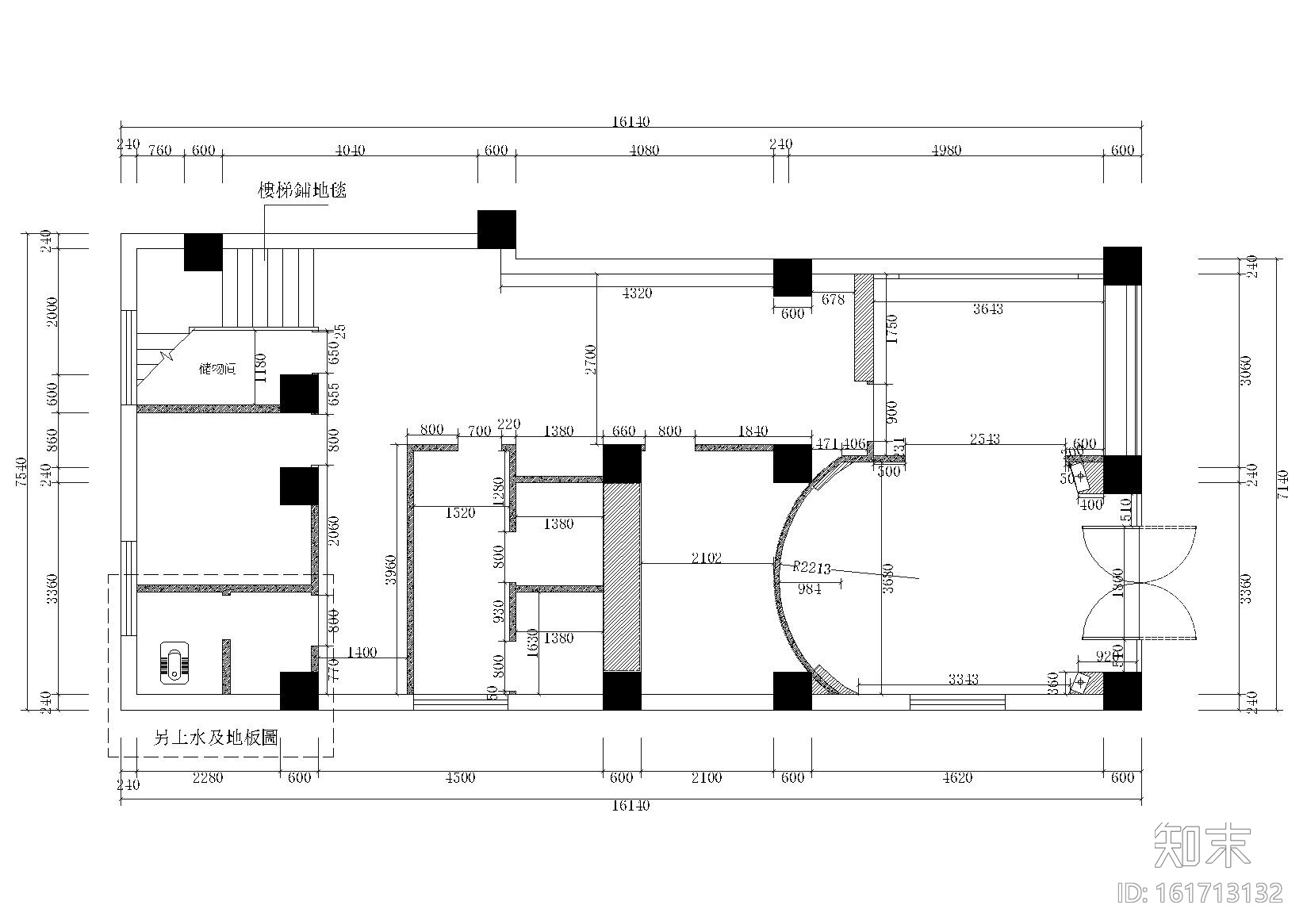 ​佐登妮丝美容SPA生活馆室内装饰施工图cad施工图下载【ID:161713130】