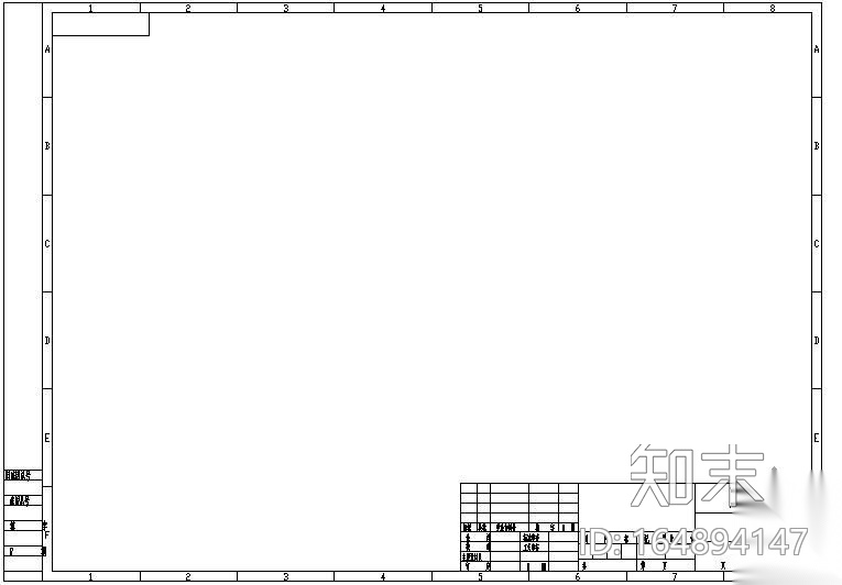 cad各种标准图框cad施工图下载【ID:164894147】