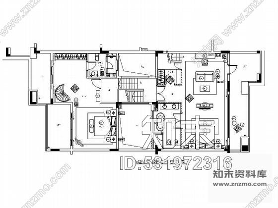 施工图深圳3层大型豪华附带泳池型别墅室内设计施工图施工图下载【ID:531972316】