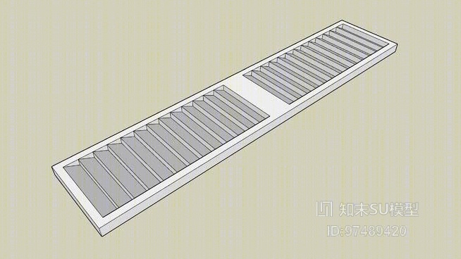 百叶窗SU模型下载【ID:618056485】