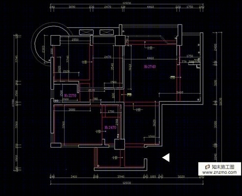 东城印像施工图，30W造价效果不错。cad施工图下载【ID:36907169】