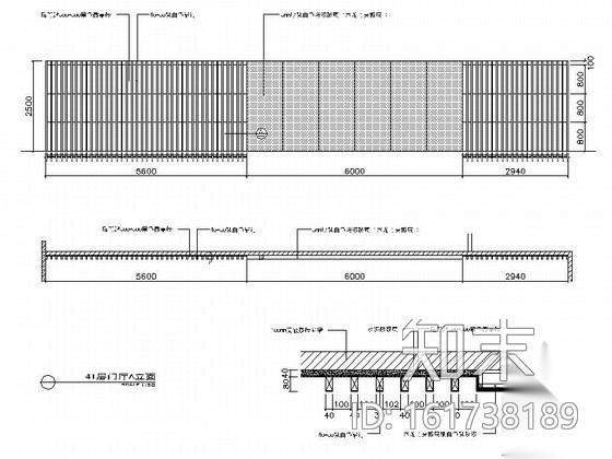 [深圳]国有独资副部级现代金融支行办公楼装修施工图（含...cad施工图下载【ID:161738189】