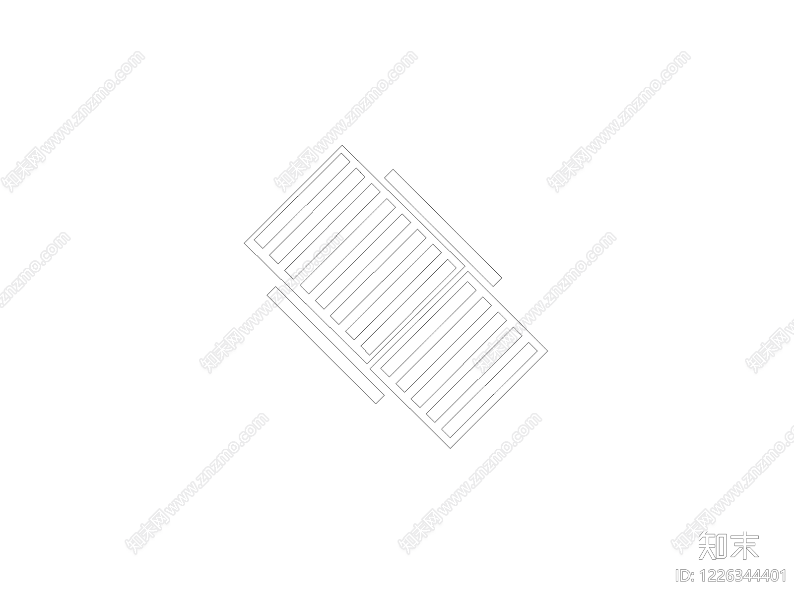 现代开关插座CAD图纸