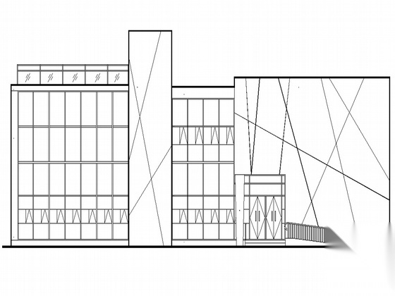 [淮安市淮安区]某二层花园会所建筑施工套图（节能型）cad施工图下载【ID:166734182】