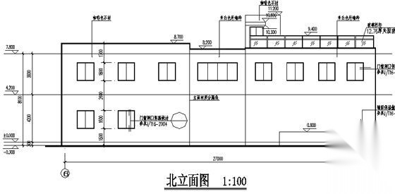 [淮安市淮安区]某二层花园会所建筑施工套图（节能型）cad施工图下载【ID:166734182】