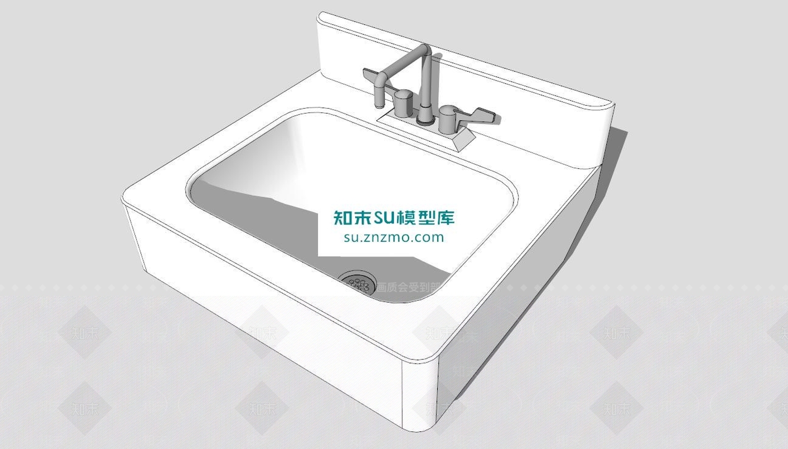 公共洁具SU模型下载【ID:172531191】