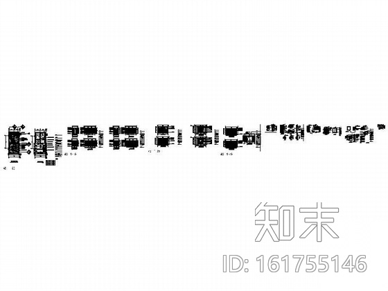 新古典售楼部卫生间装修图cad施工图下载【ID:161755146】