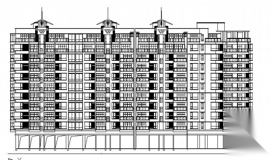 南京某十层1-1A住宅楼建筑方案图cad施工图下载【ID:149845131】