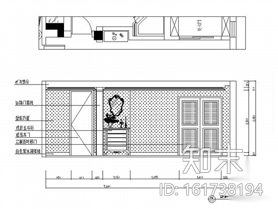 [苏州]独栋豪华双层别墅室内装修施工图（含效果）cad施工图下载【ID:161738194】